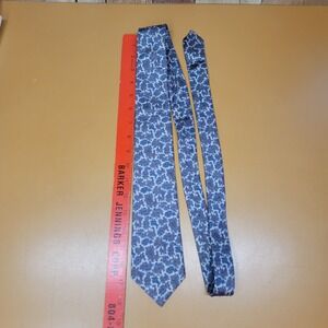 J.G. Hook Mens Blue Paisley Silk Blend Necktie Classic Formal Business Tie